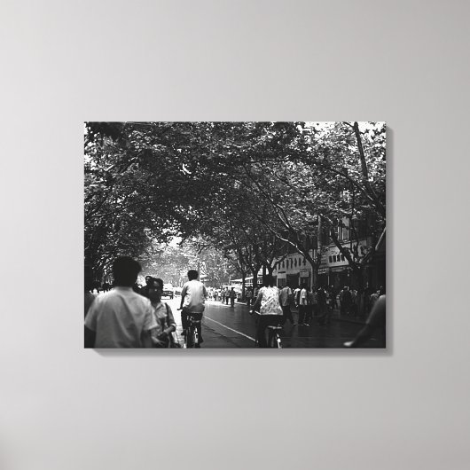 Vintage China Shanghai Leinwanddruck (Vorderseite)