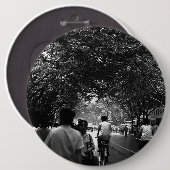 Vintage China Shanghai Straße 1970 Button (Vorne & Hinten)