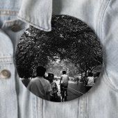 Vintage China Shanghai Straße 1970 Button (Beispiel)