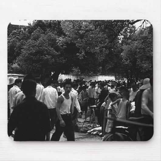 Vintage China Yangshuo-Marktplatz Mousepad (Vorne)