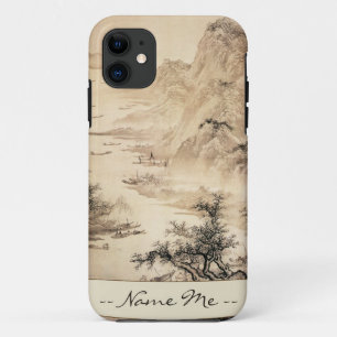 Vintage Chinese Sumi-e iPhone 11 Hülle
