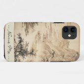 Vintage Chinese Sumi-e Case-Mate iPhone Hülle (Rückseite (Horizontal))