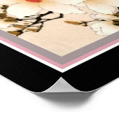 Vintage chinesische "Peonies"-Printwerbung Poster (Ecke)