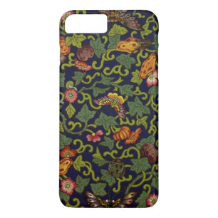 Vintage chinesische Schmetterlinge und Blume Case-Mate iPhone Hülle