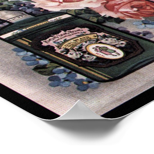 VINTAGE CHINESISCHE WERBUNG 1937 POSTER (Ecke)