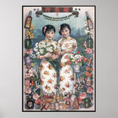 VINTAGE CHINESISCHE WERBUNG 1937 POSTER (Vorne)