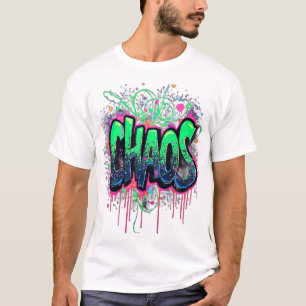 Vintage chinesischer Stil Weißer Hirsch und Pfings T-Shirt
