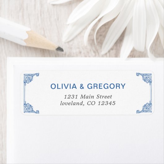 Vintage Chinoiserie Antiquitäten Rücksendeadressen (Insitu)