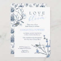 Vintage Chinoiserie Bridal Dusche Einladung