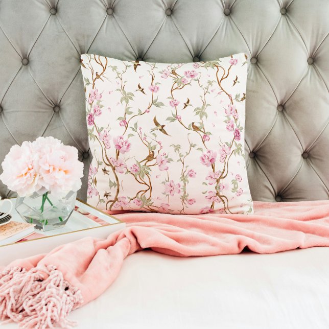 Vintage Chinoiserie Floral Kissen (Von Creator hochgeladen)