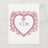 Vintage Chinoiserie Florenz Begleitkarte (Rückseite)