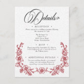 Vintage Chinoiserie Florenz Begleitkarte (Vorderseite)