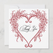 Vintage Chinoiserie Florenz Dankeskarte (Vorderseite)