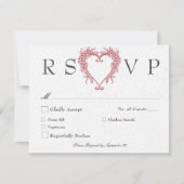 Vintage Chinoiserie Florenz RSVP Karte (Vorderseite)