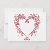 Vintage Chinoiserie Florenz RSVP Karte (Rückseite)