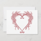 Vintage Chinoiserie Florenz RSVP Karte (Rückseite)