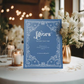 Vintage Chinoiserie Gastgeschenke Hochzeit Antique Sockelschild