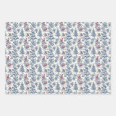 Vintage Chinoiserie Geschenkpapier Set (Vorderseite 3)