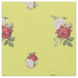Vintage Chintz-Rose Floral Stoff