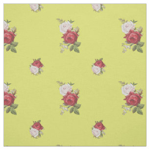 Vintage Chintz-Rose Floral Stoff