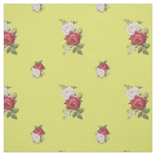 Vintage Chintz-Rose Floral Stoff (Muster)