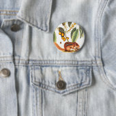 Vintage Chipmunk-Illustration Button (Beispiel)
