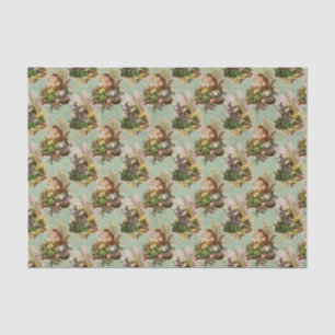 Vintage Chipmunks Woodland Seidenpapier