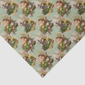 Vintage Chipmunks Woodland Seidenpapier (Ausschnitt)