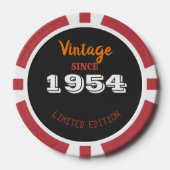 Vintage Chips in limitierter Auflage von 1954 - 72 (Vorderseite)