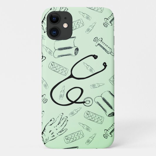 Vintage-Chirurg Arzt Case-Mate iPhone Hülle (Rückseite)