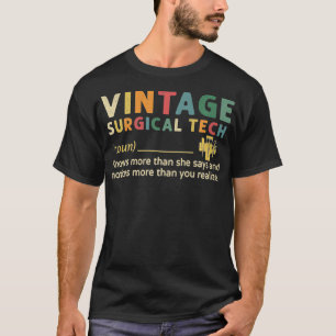 Vintage Chirurgische Technik weiß mehr als sie sa T-Shirt