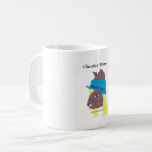 Vintage Choc Häschen-Blondine Bunnie Kaffeetasse (Vorderseite Links)