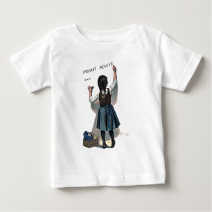 Vintage Chocolat Menier französisches Poster Bouis Baby T-shirt