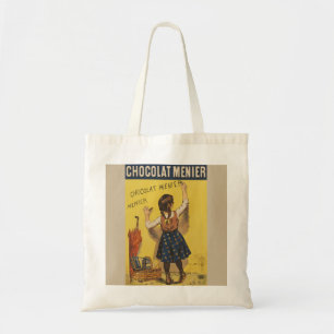 Vintage Chocolat Menier französisches Poster Bouis Tragetasche