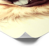 Vintage Chow-Chow-Malerei Poster (Ecke)