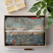 Vintage Chrimstas Birds Seidenpapier (Geschenk)