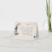 Vintage Chrismas Karte (Vorderseite)