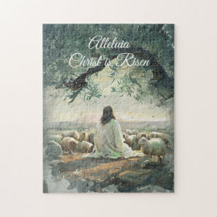 Vintage Christ ist auferstanden Ostern Christliche Puzzle