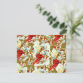 Vintage Christian Christmas Angels & cherubs Feiertagspostkarte (Stehend Vorderseite)