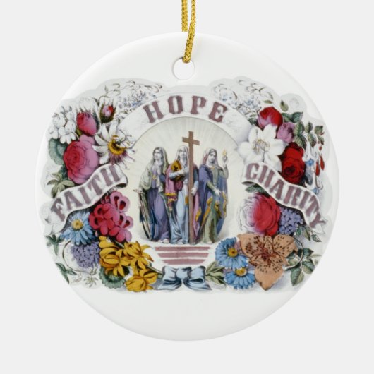 Vintage christliche keramikornament (Vorne)