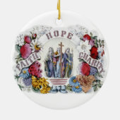 Vintage christliche keramikornament (Hinten)