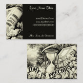 Vintage christliche Kunst-Zeit ist wertvolles 1872 Visitenkarte (Vorne/Hinten)