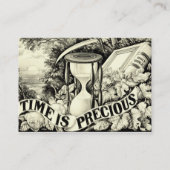 Vintage christliche Kunst-Zeit ist wertvolles 1872 Visitenkarte (Rückseite)