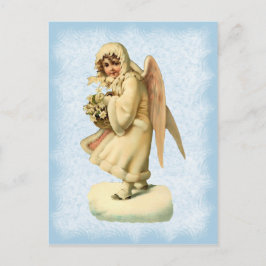 Vintage Christmas Angel Postcard Feiertagspostkarte