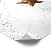 Vintage Christmas Angel Poster (Ecke)