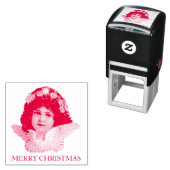 VINTAGE CHRISTMAS ANGEL RUBBER BRIEFMARKE PERMASTEMPEL (Beispiel)