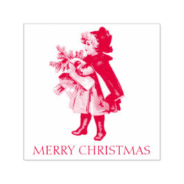 VINTAGE CHRISTMAS ANGEL RUBBER BRIEFMARKE PERMASTEMPEL