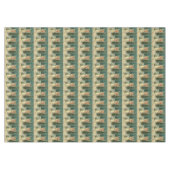 Vintage Christmas Angel Tischdecke (Vorderseite (Horizontal))