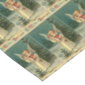 Vintage Christmas Angel Tischdecke (Schrägansicht)