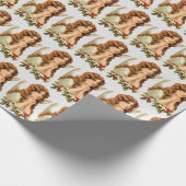 VINTAGE CHRISTMAS ANGEL Wrapping Paper Geschenkpapier (Ecke)